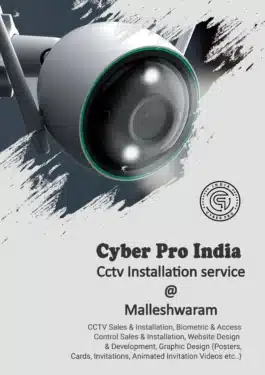 Professional CCTV installation service in Malleshwaram.