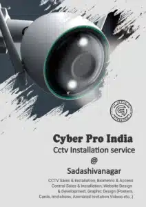 Professional CCTV installation service in Sadashivanagar.