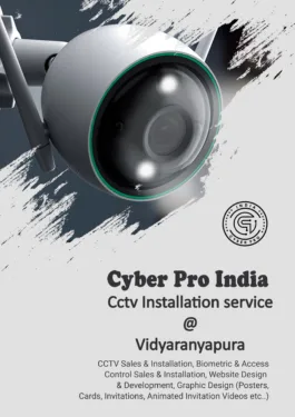 Professional CCTV Installation Service in Vidyaranyapura.