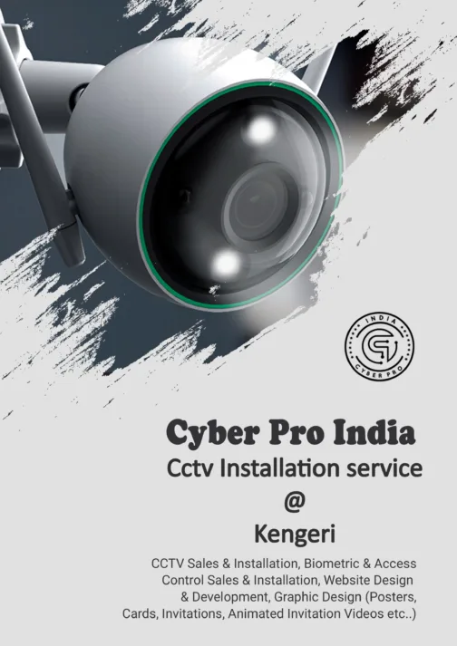 Professional CCTV installation in Kengeri.