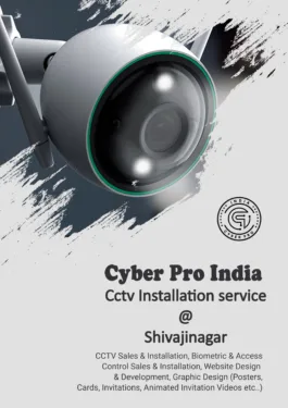 Professional CCTV installation in Shivajinagar.